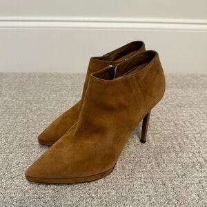Jimmy Choo Brown Suede Heels Booties